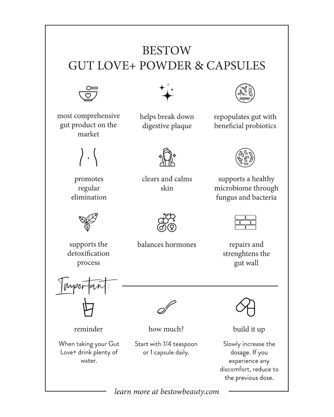 Bestow Gut Love Capsules