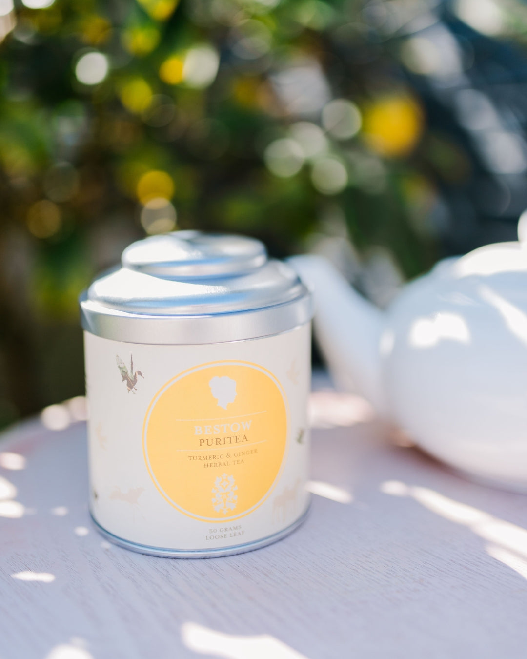 Bestow Puritea Organic Herbal Tea Tin