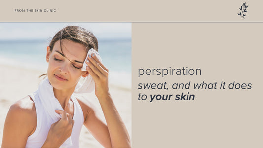 What does sweat do to your skin?