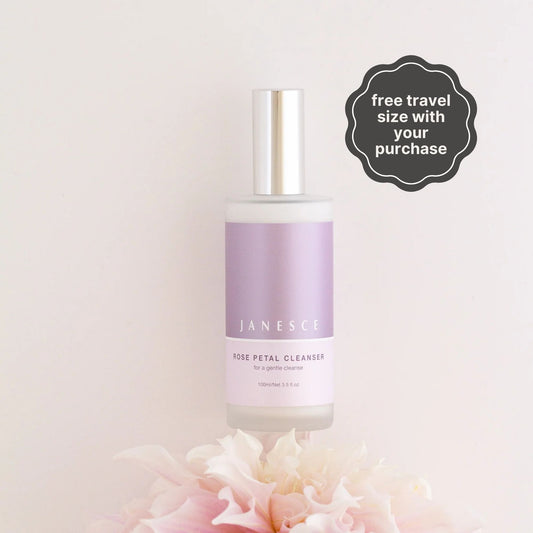 Rose Petal Cleanser 100ml + Travel Size Gift