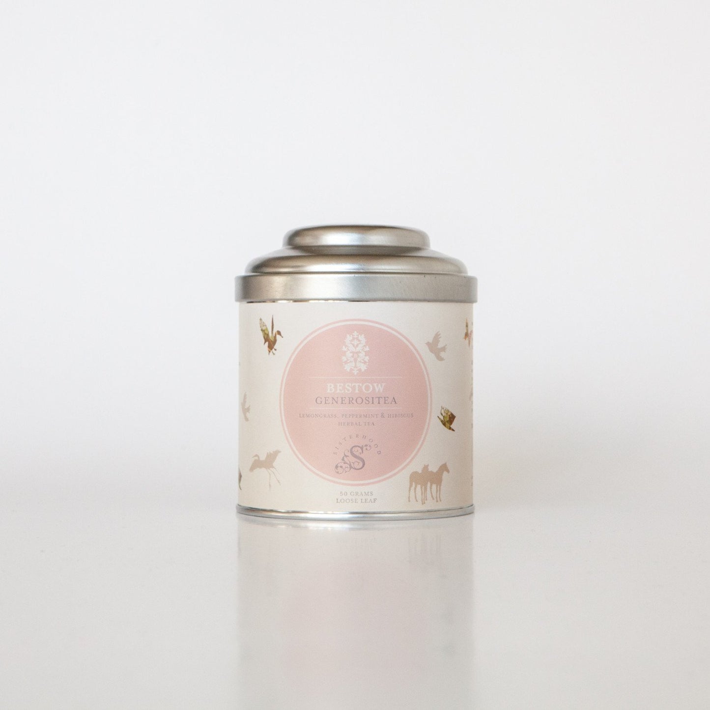 Bestow Generositea Organic Herbal Tea Tin